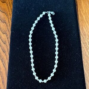 Classic Silver Pearl Necklace